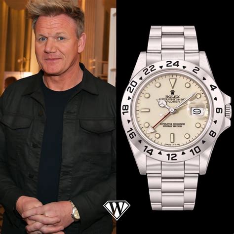 gordon ramsay black rolex|gordon ramsay watch dial.